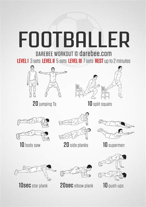 Printable Workout Soccer Workout Plan