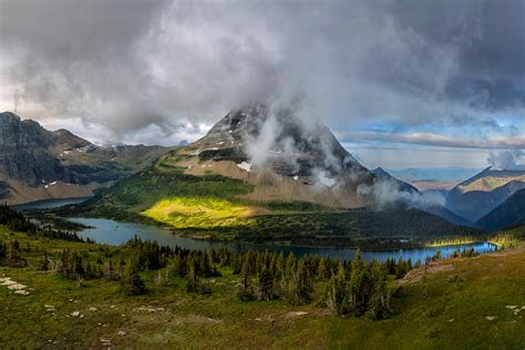 Hidden Lake Glacier National Park Montana Usa