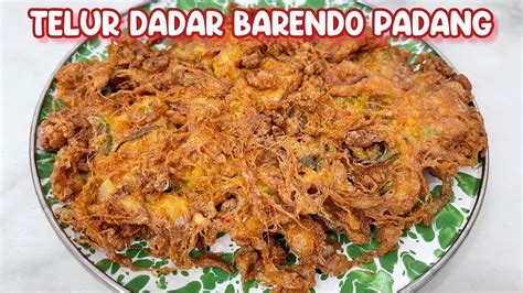 RESEP TELUR BARENDO ALA PADANG SAMBAL LADOMUDO IJO YouTube