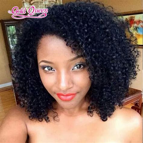 Beautiful Kinky Curly Afro Hair Afro Curl Full Lace Wig Lace Front