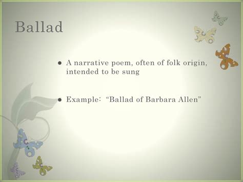 Poetry Terms English Ii Ppt Download