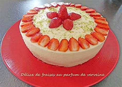 Délice de fraises au parfum de verveine de Croquant Fondant Gourmand