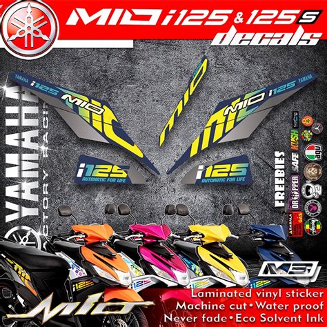 Mio I 125 Stock Decals Sticker For Yamaha M3 Motorcycle Parts And