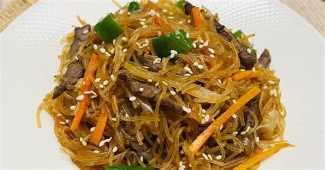 Resep Japchae With Beef Oleh Mama Upay Cookpad