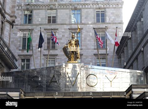 The Savoy hotel London Stock Photo - Alamy