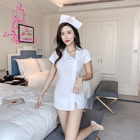Jual Lingerie Suster Seksi Costume Peran Seragam Perawat Rumah Sakit Cosplay Sexy Nurse