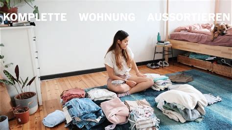 Komplette Wohnung Aussortieren Teil Minimalismus Im Kleiderschrank