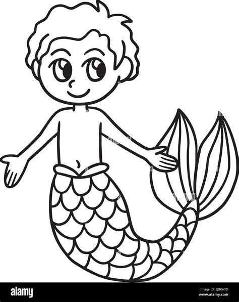 Merman Emoji Coloring Page Free Printable Coloring Pages Images And