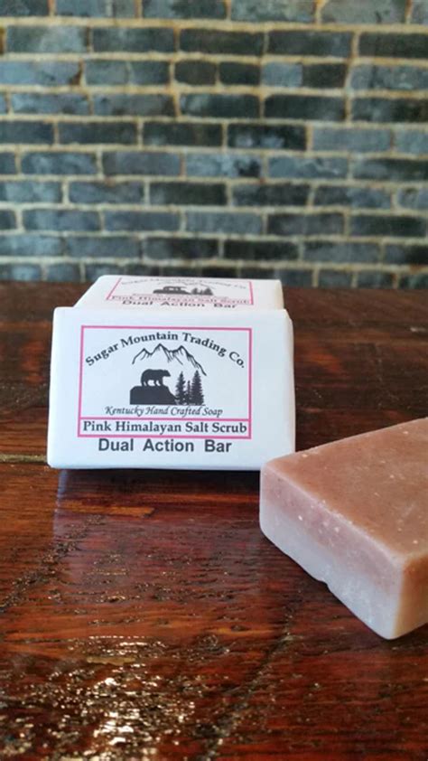 Pink Himalayan Salt Scrub Bar