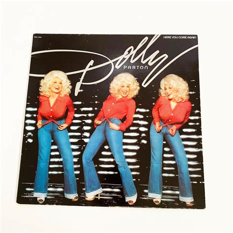 Vintage Dolly Parton Here You Come Again Lp Record Vinyl Album Auto