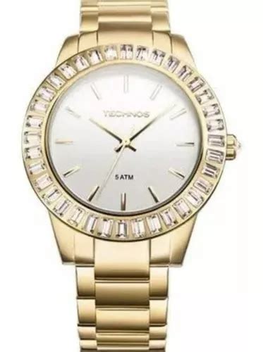 Relógio Feminino Technos Elegance Dourado Original MercadoLivre