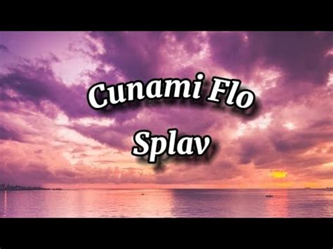 Cunami Flo Splav Lyrics Tekst Youtube