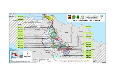 Peta Operasi PPK DAS Citarum - Citarum Harum Juara
