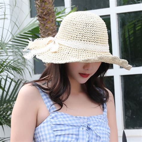 Spring Park Womens Floppy Summer Sun Beach Straw Hat Upf Foldable