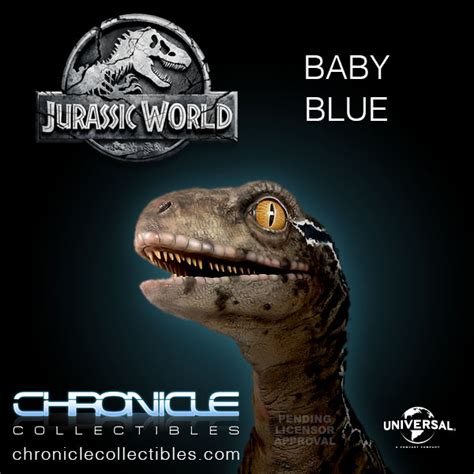 Jurassic World Fallen Kingdom Baby Blue Scale Statue