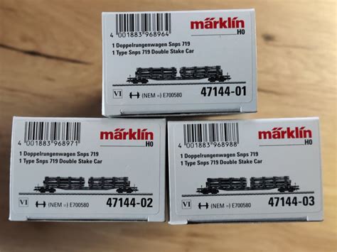 Märklin H0 47144 Set di vagoni merci di modellini di treni 1