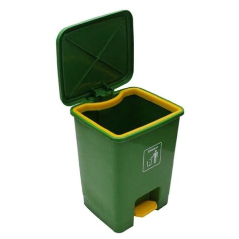 Jual Krisbow Ltr Tempat Sampah Outdoor Pedal Plastik Hijau Di