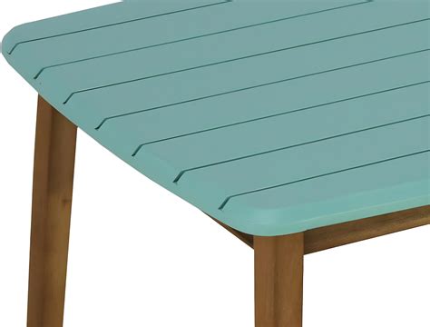 Table De Jardin Pour Enfant En Acacia Bleu Gozo De Mylia