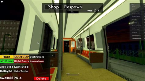 ROBLOX Operating A PA 4 In Joe S Subway Trials YouTube