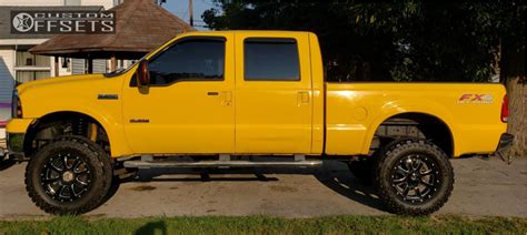 2005 Ford F 350 Super Duty Wheel Offset Aggressive 1 Outside Fender