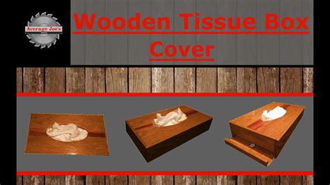 Wooden Tissue Box Cover Youtube