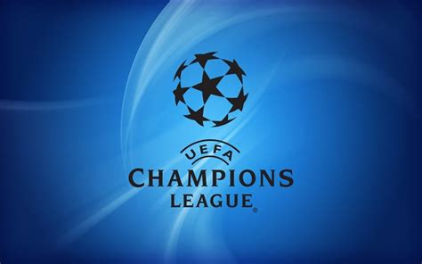 Download Blue Background Uefa Uefa Champions League Logo Wallpapers