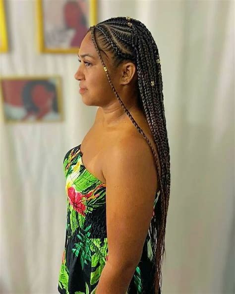 Fulani Braid With Braided Bangs Fulani Braids Cornrows Braids High