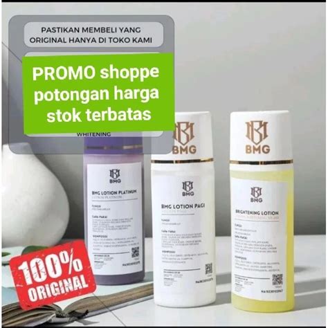 Jual Bmg Lotion Pemutih Bpom Paket Lengkap Bmg Lotion Anggur Bpom