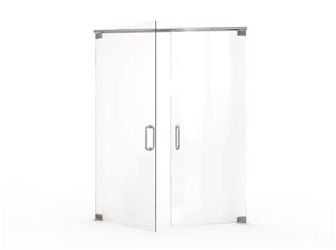 Celesta Frameless 3 8 Inch Glass French Swing… Basco Shower Doors