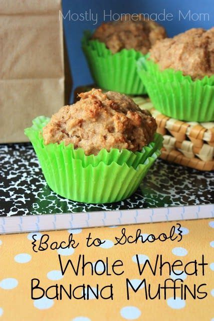 Healthy Whole Wheat Banana Muffins Recipe