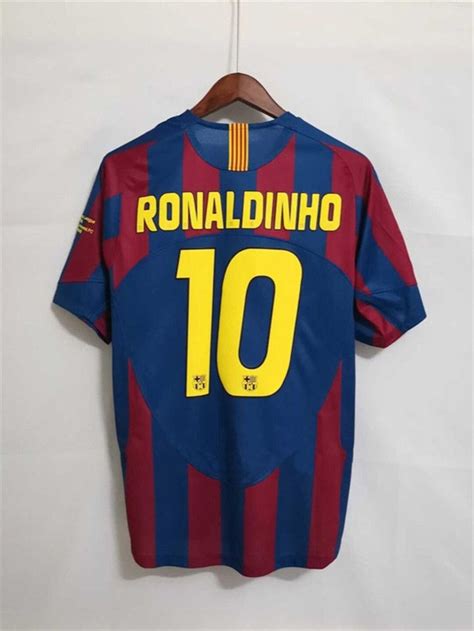Vintage 10 Ronaldinho Jersey 2005 2006 Barcelona Jersey Etsy