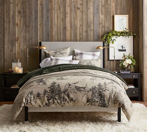 Rustic Forest Duvet Cover & Shams | Pottery Barn