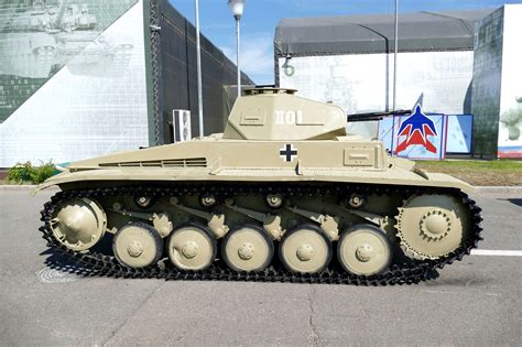 Panzer Ii Ausf F Skd Kfz German Light Tank At The Museum Of Park