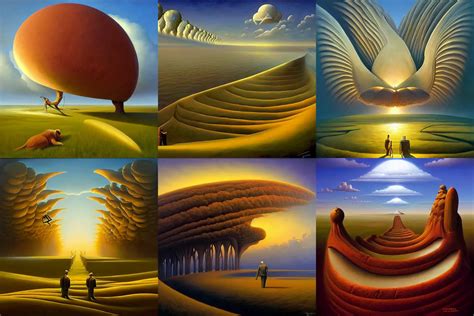 Artwork By Vladimir Kush Stable Diffusion