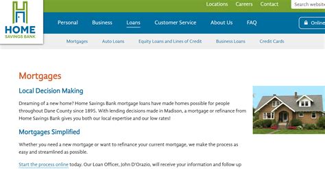 Apply For Home Savings Mortgage Loan