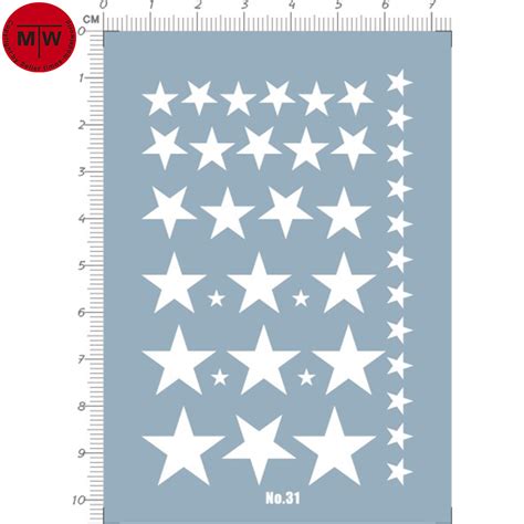 US$ 9.00 - US Army Star Decals for Different Dcales Model Kits (White ...