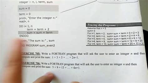 FORTRAN 90 PROGRAMMING TUTORIAL How To Compute And Print Sum Of The