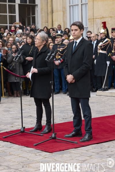 Passation De Pouvoir Attal Borne Matignon Par Bruno Levy