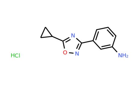 CAS 1803603 42 0 3 5 Cyclopropyl 1 2 4 Oxadiazol 3 Yl Aniline