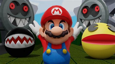 Mario And Pac Man Vs Grrrol And Chain Chomp Mario Animation Youtube