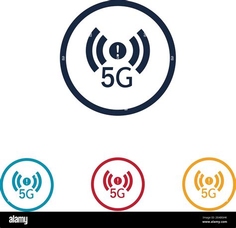 5g Logo Sign Vector Templatevector Technology Icon Network Sign 5g