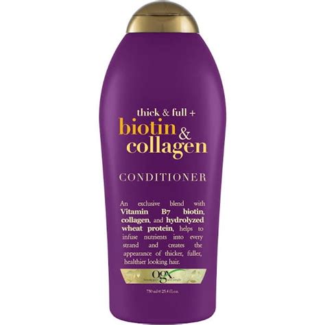 Ogx Biotin & Collagen Conditioner 25.4 Oz Bottle - Walmart.com ...