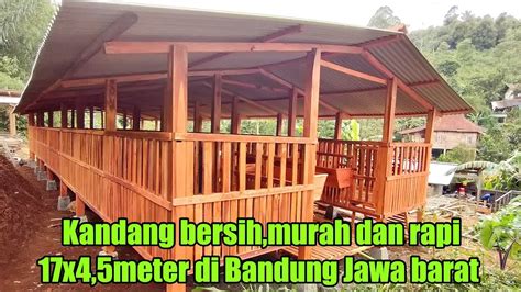 Spek Detail Kandang Kambing Murah Dan Rapi 17x4 5meter Di Bandung Jawa