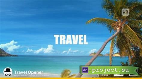 Videohive Travel Opener 49897659 Project For After Effects