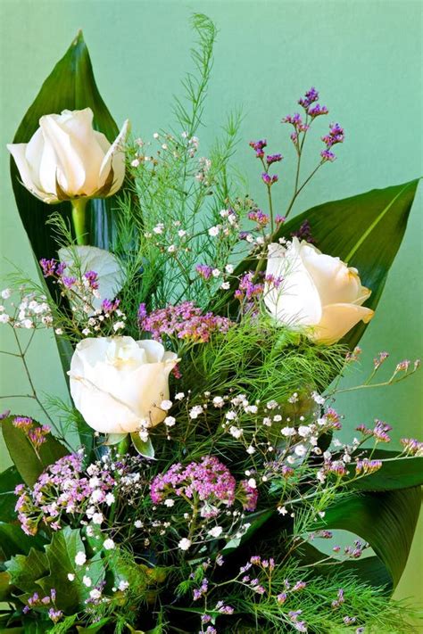 White roses arrangement stock image. Image of flower - 18723411