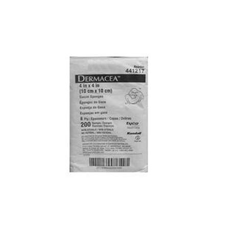 Covidien 441217 Dermacea 4 X 4 Inch Gauze Sponge 8 Ply Vitality Medical