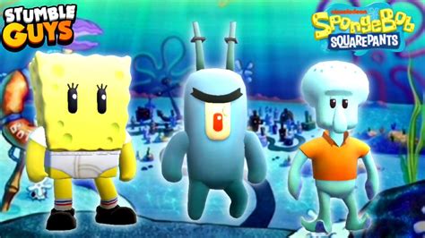 Stumble Guys Nova Atualiza O Do Bob Esponja Chegou No Stumble Guys