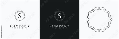 Art Deco creative logo template symbol vintage monogram Stock Vector | Adobe Stock