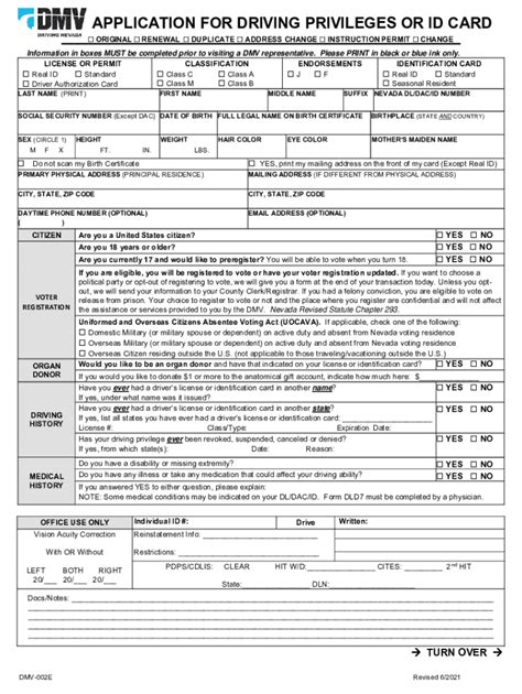 2021 2024 Form Nv Dmv 002 Fill Online Printable Fillable Blank Pdffiller