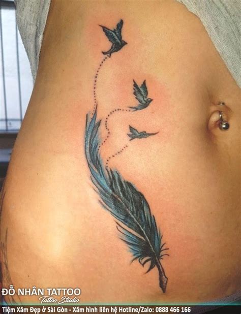 Hình xăm Lông Vũ 0344 tại ĐỖ NHÂN TATTOO Trendy tattoos Tattoos